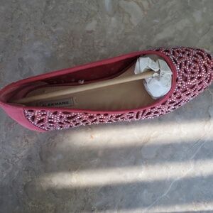 Alex Marie Coral bling flats size 8